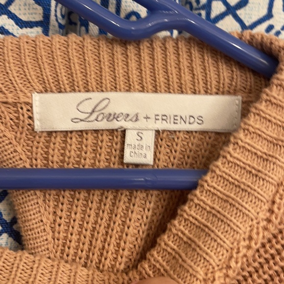 Lovers + Friends beige striped sweater - Picture 3 of 4